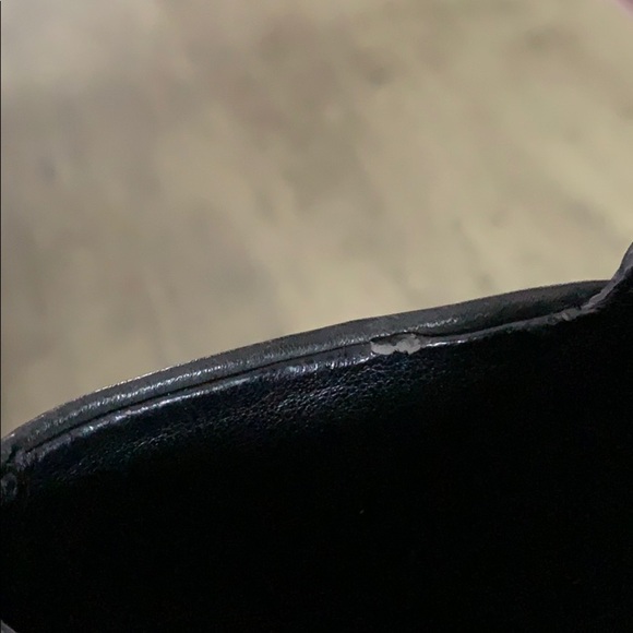 KATE SPADE SATURDAY Black Leather Block Heel Shoes - Picture 11 of 16